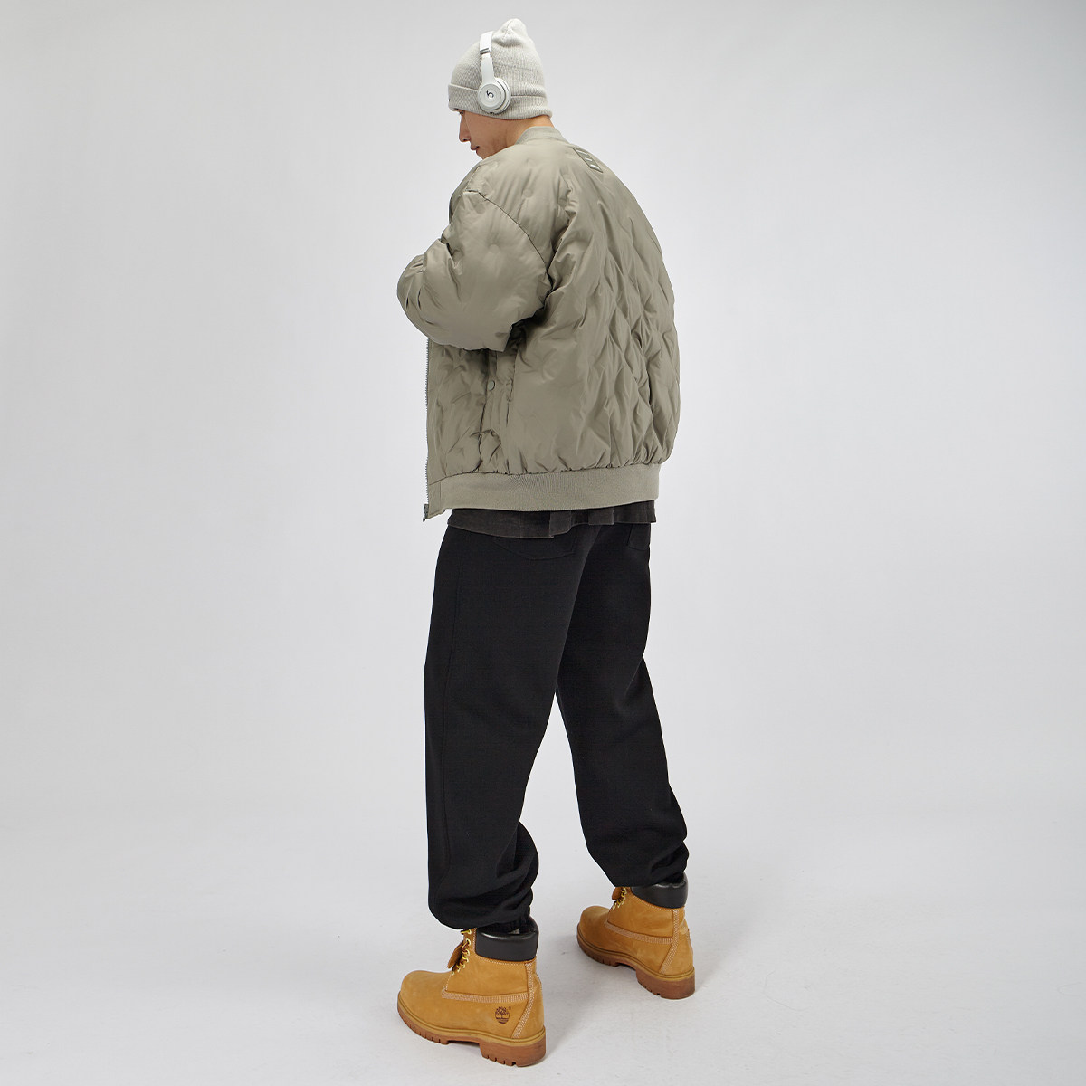 HAMB原创 2025秋冬新品美式复古束脚卫裤厚实休闲男宽松运动学生,淘宝优惠券,粉丝福利购,淘宝优惠卷