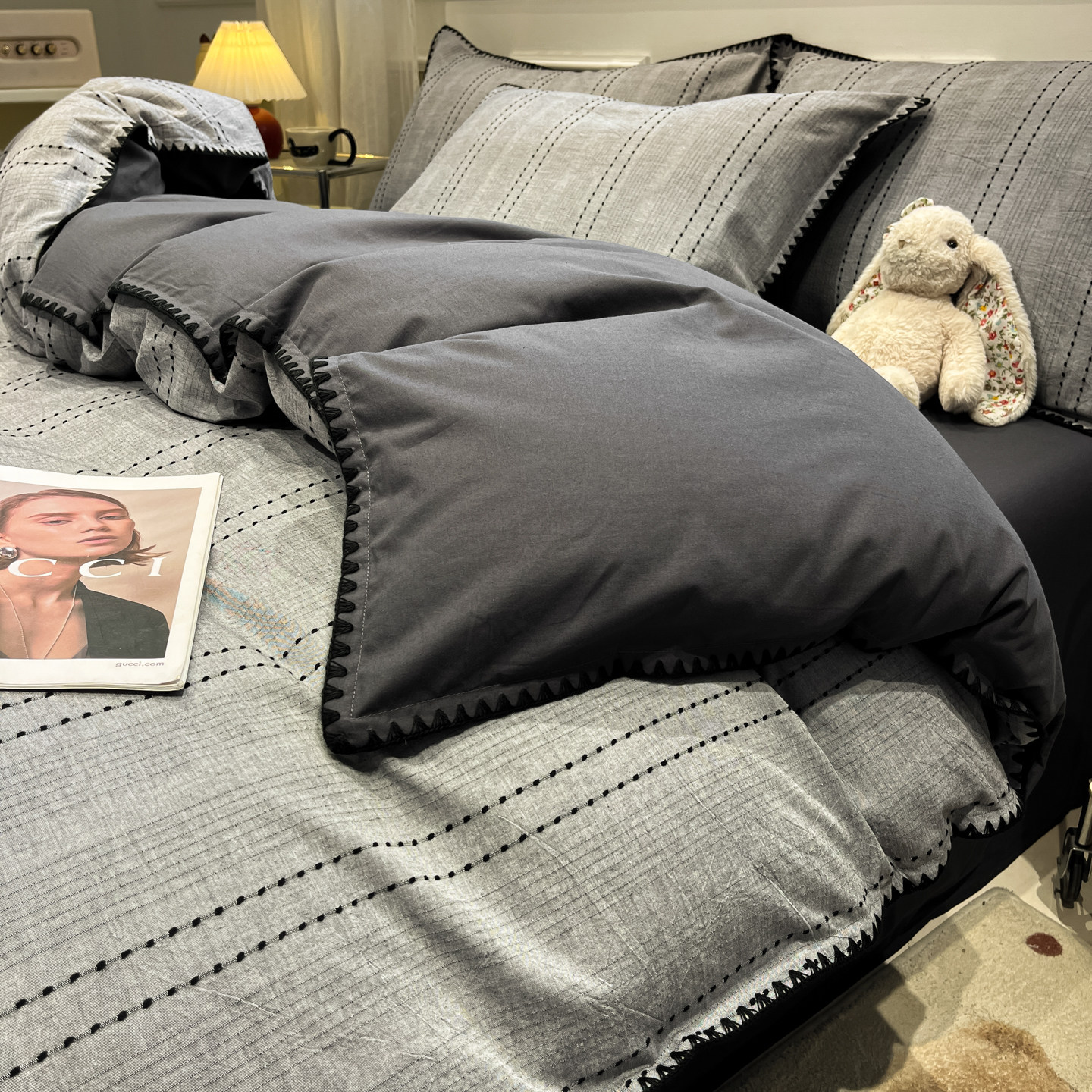 A类高级感100全棉四件套轻奢纯棉提花床单被套三件套床笠款主卧室,淘宝优惠券,粉丝福利购,淘宝优惠卷