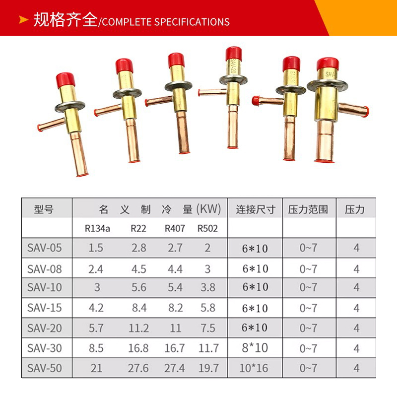 冷干机SAV旁通阀制冷能量调节阀05 20热气旁通阀制冷系定压膨胀阀 - 图2