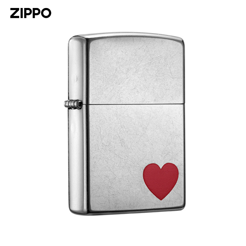 ZIPPO打火机207花砂 29060角落里的爱情正版芝宝正品美而有防风男 - 图2