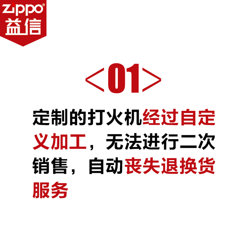 正品zippo打火机zppo正版zioop 刻字创意DIY个性定制服务不含火机 - 图1