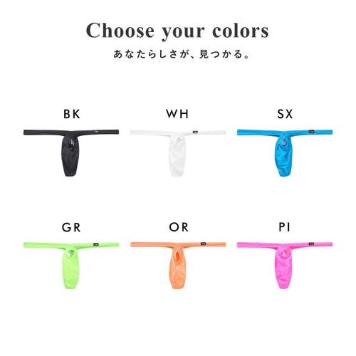 TM collection男士内裤日本制光滑透气性感情趣镂空低腰丁字T裤 - 图2