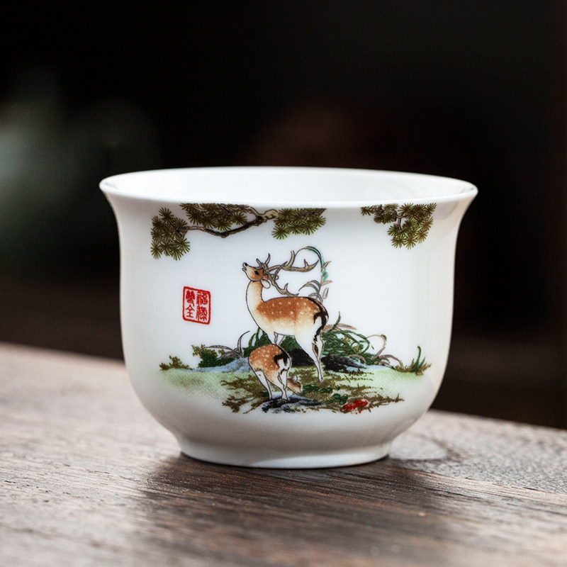 中式一两白酒杯温酒复古小酒盅陶瓷仿古酒具家用烈酒杯黄酒杯酒器,淘宝优惠券,粉丝福利购,淘宝优惠卷