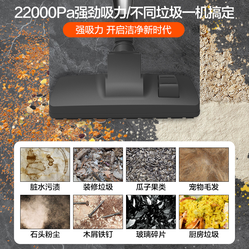 亿力吸尘器家用大吸力小型强力手持式车载大功率吸尘机地毯