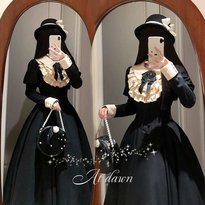 卡纳卡【黎明之时】原创Lolita暗黑优雅连衣裙定金已截团工期中,淘宝优惠券,粉丝福利购,淘宝优惠卷