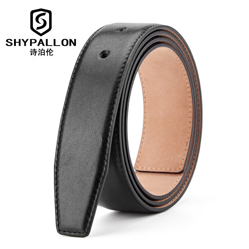 男士牛皮不带头无孔无牙牛皮裤带 诗泊伦腰带/皮带/腰链