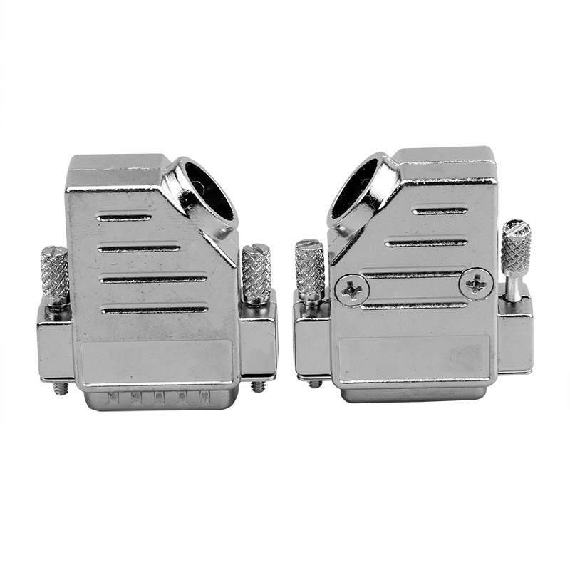 DB15插头 DB15 45度出线 2排15针接头15针斜角出线口金属外壳15芯,淘宝优惠券,粉丝福利购,淘宝优惠卷