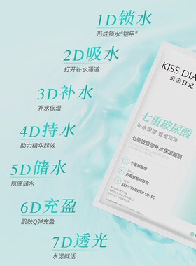 舒缓修护保湿提亮面膜亲亲日记