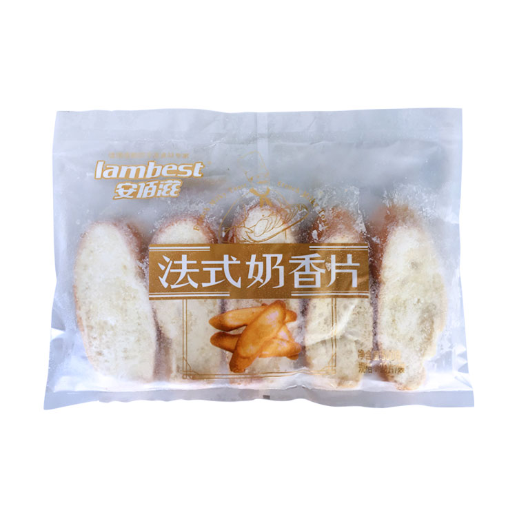 安佰滋速冻法式奶香片10片500g  冷冻半成品面包片牛奶法棍片 - 图3