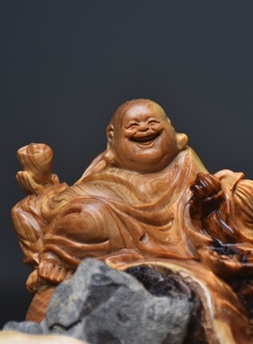 太行崖柏根雕木雕摆件手把件手串茶几大客厅财神观音寿星工艺品