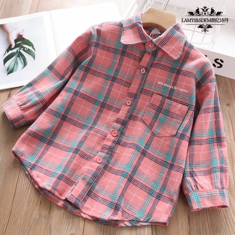 女童娃娃领白衬衫2020秋季打底衫 lamyisdem衬衫