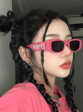 小框字母太阳镜复古朋克风ins潮