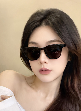复古气质墨镜女潮大脸显瘦高级感