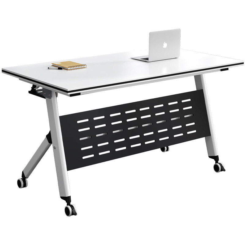 折叠会议桌可移动带轮拼接办公桌教育机构长条桌折叠培训桌椅组合 - 图3