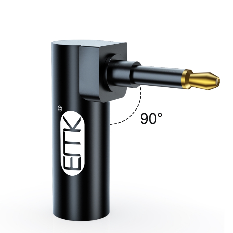 EMK数字光纤音频线方口转圆口转弯头optical转Toslink转接头90度-图2