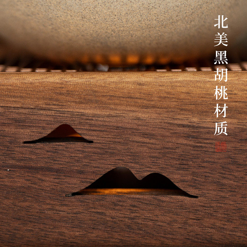 胡桃木温茶炉蜡烛温茶器煮茶暖茶加热保温底座家用围炉煮茶香熏炉,淘宝优惠券,粉丝福利购,淘宝优惠卷