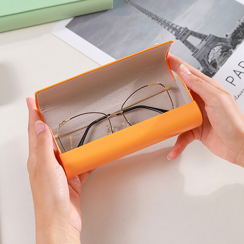 清新可爱眼镜盒男女学生简约磁吸ins便携防摔夏季墨镜眼镜收纳盒 - 图2