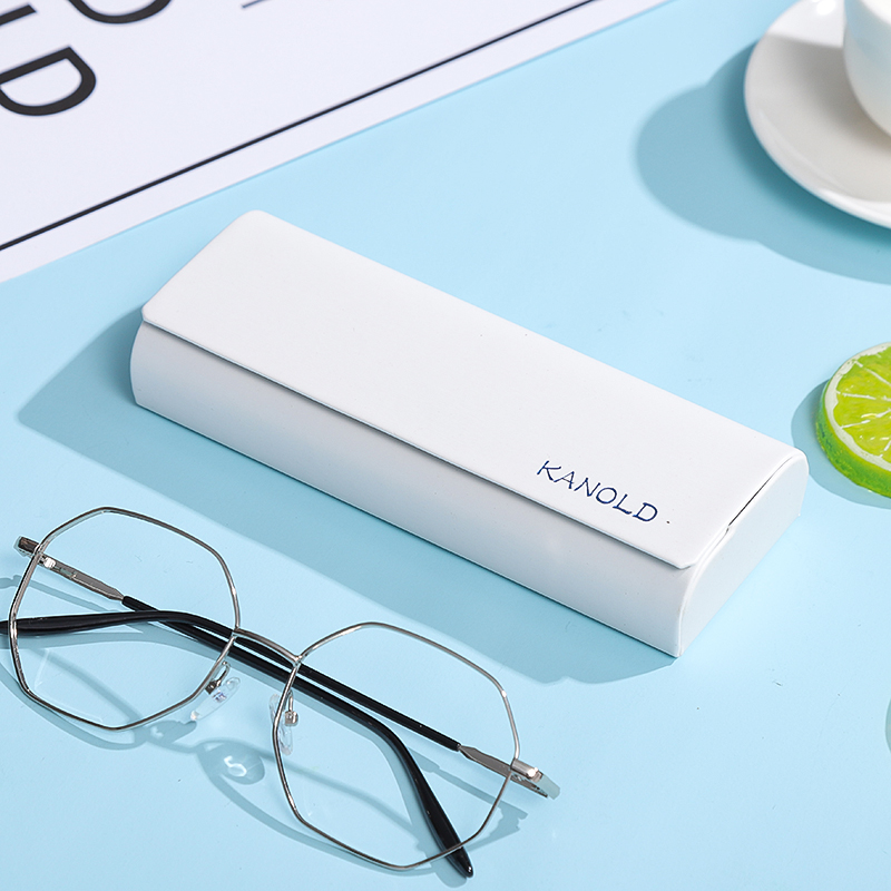 新品眼镜盒男女学生清新简约韩版ins磁吸儿童便携防摔墨镜收纳盒-图2