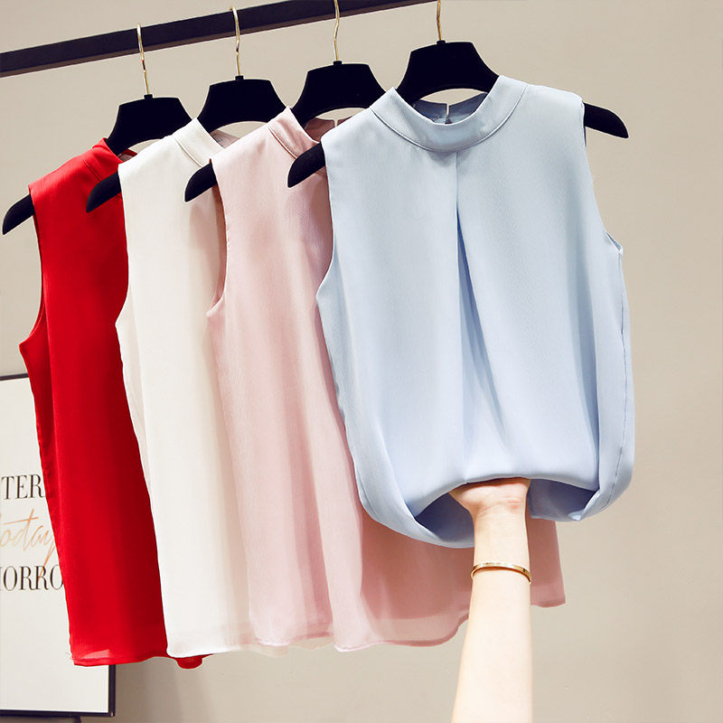 雪纺白短袖女装夏季2020年新款衬衫 saronala莎欧娜拉蕾丝衫/雪纺衫