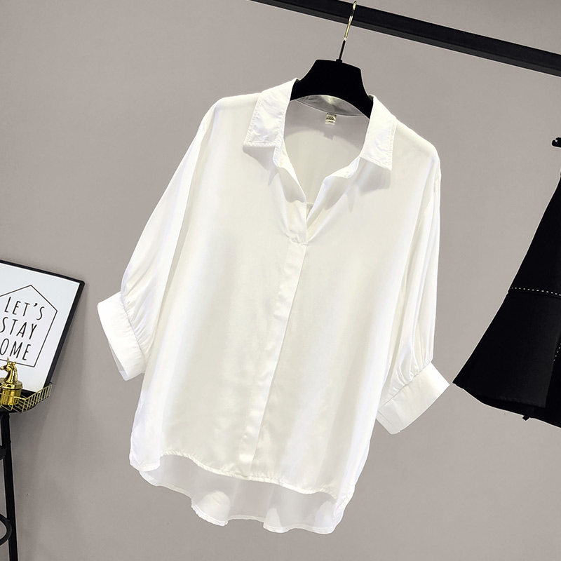 设计感小众女士雪纺女装2020年新款 saronala莎欧娜拉衬衫