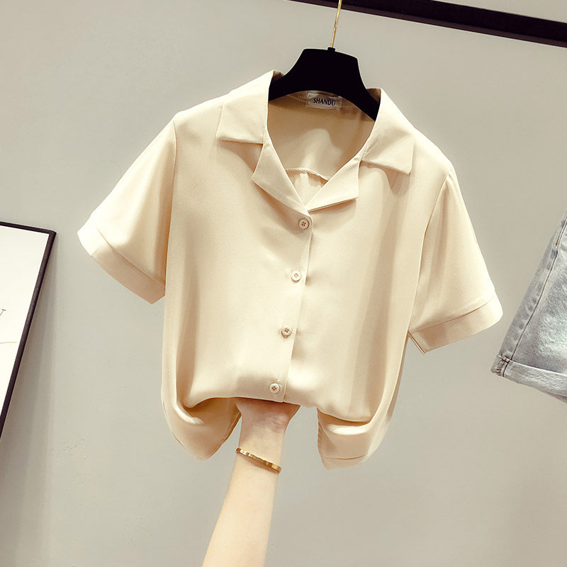 设计感小众女士雪纺外穿2020年衬衫 saronala莎欧娜拉衬衫