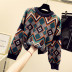 Áo len nữ mặc ngoài mùa thu 2019 áo mới lưới màu đỏ Gió lười chạm đáy áo len - Đan Cardigan áo len kiểu hàn quốc cực đẹp Đan Cardigan