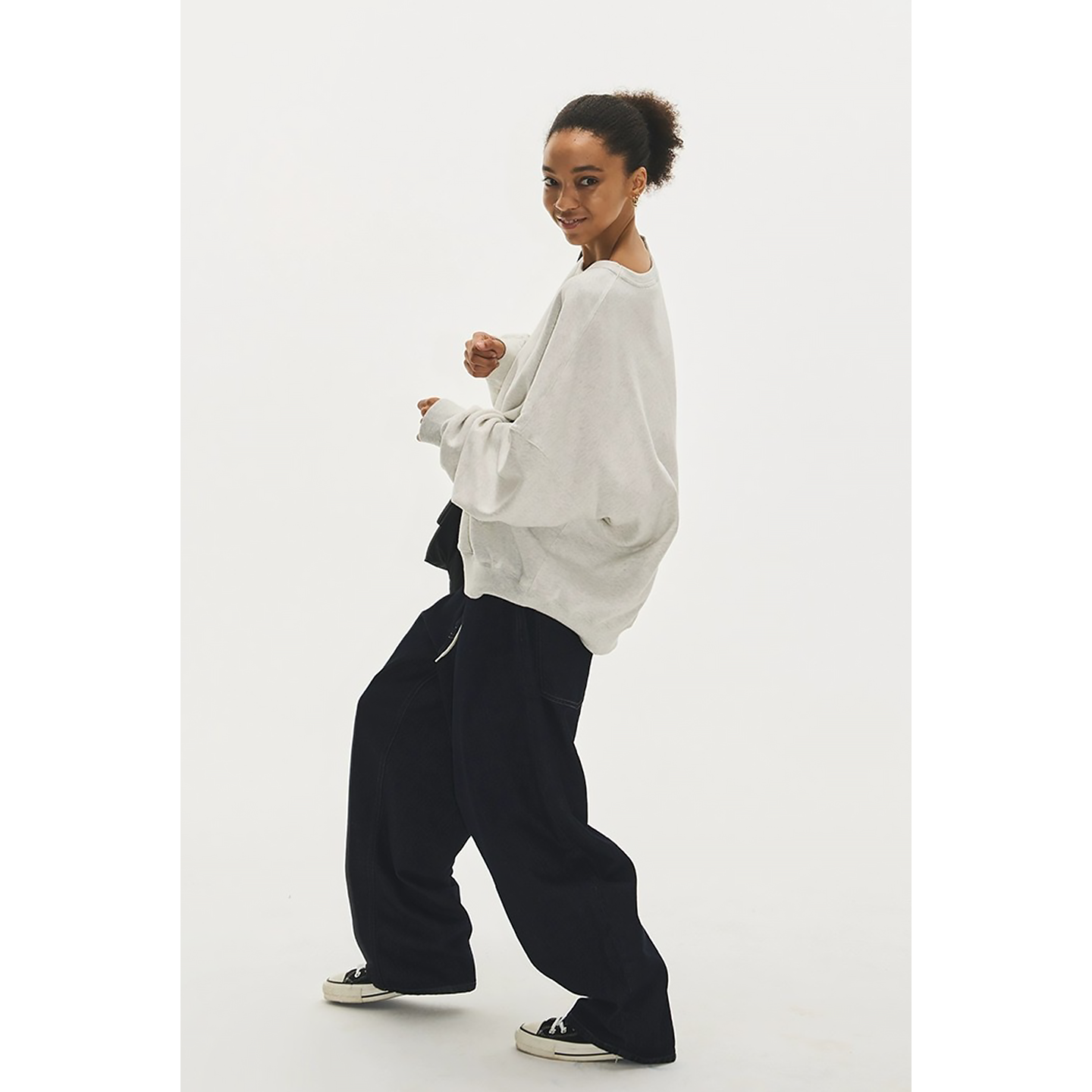 see sea o | 白灰薄绒套头卫衣 裤子两件套休闲运动套装秋冬穿搭,淘宝优惠券,粉丝福利购,淘宝优惠卷