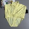 Women's running shorts triangle inner inch belt drawstring summer quick-drying three-point sports pants fake two-piece fitness outer pocket