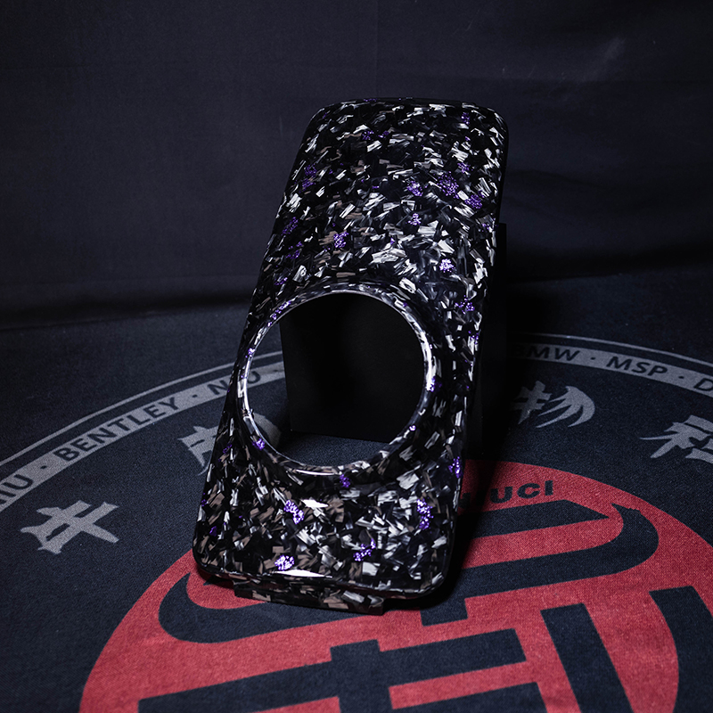 小牛电动车改装NQI系列NGT/N1S锻造紫箔碳纤维大灯面板外壳前面板 - 图2