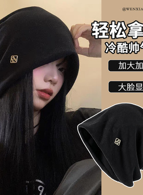 美式复古废土风包头帽女宽松时髦