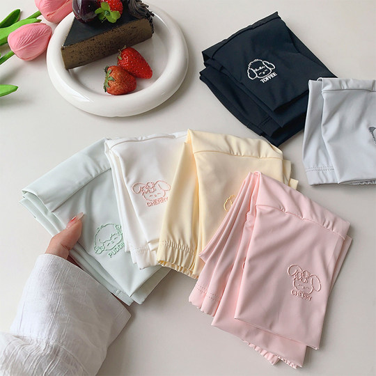 冰丝防晒袖套女夏季遮阳户外开车骑行护手臂防紫外线宽松透气冰袖