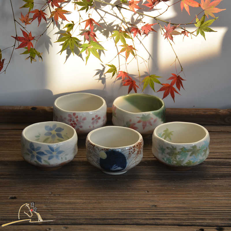 抹茶茶碗 小倉寅介 茶道 紫陽花 茶道具 裏千家 白 茶碗 御本手