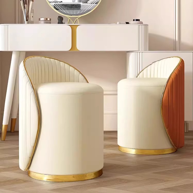 化妆凳2025新款高级椅子卧室轻奢梳妆凳主卧梳妆台凳子家用化妆椅 - 图2