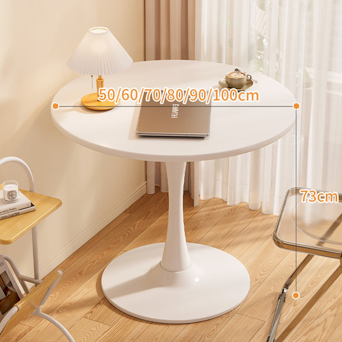 极简轻奢高级感客厅小圆桌子阳台茶几卧室床头床边桌沙发边几边柜 - 图2