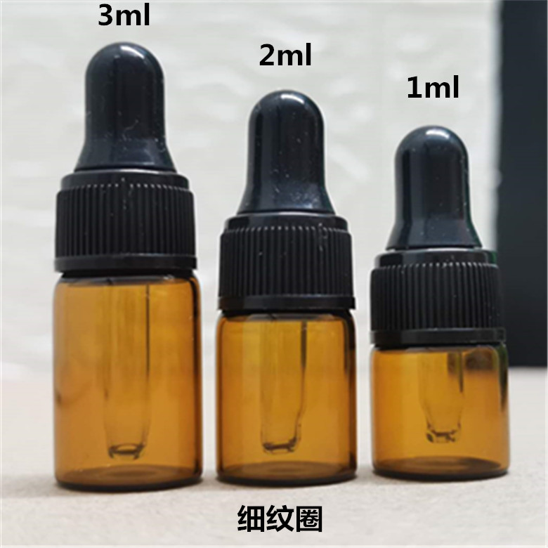 包邮1ml2ml3ml5ml分装小样瓶 精油瓶精华原液试用装调配玻璃空瓶 - 图1