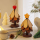 A Christmas tree insulation mat, a light and luxurious table decoration