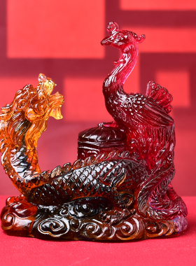 2026年宋韶光属鸡琉璃摆件礼品