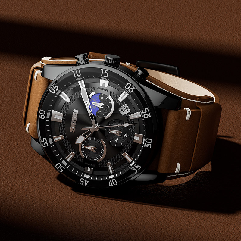 新款瑞士十大全自动机械国产手表 skmei博之轮国产腕表