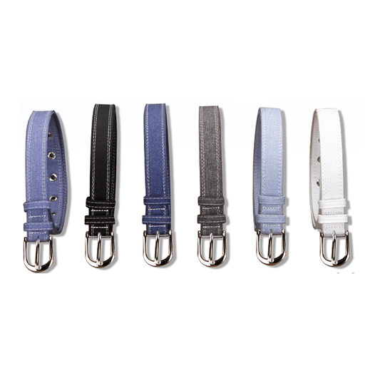 韩版帆布半圆扣腰带针扣细皮带百搭网红ins风男女通用牛仔裤腰带