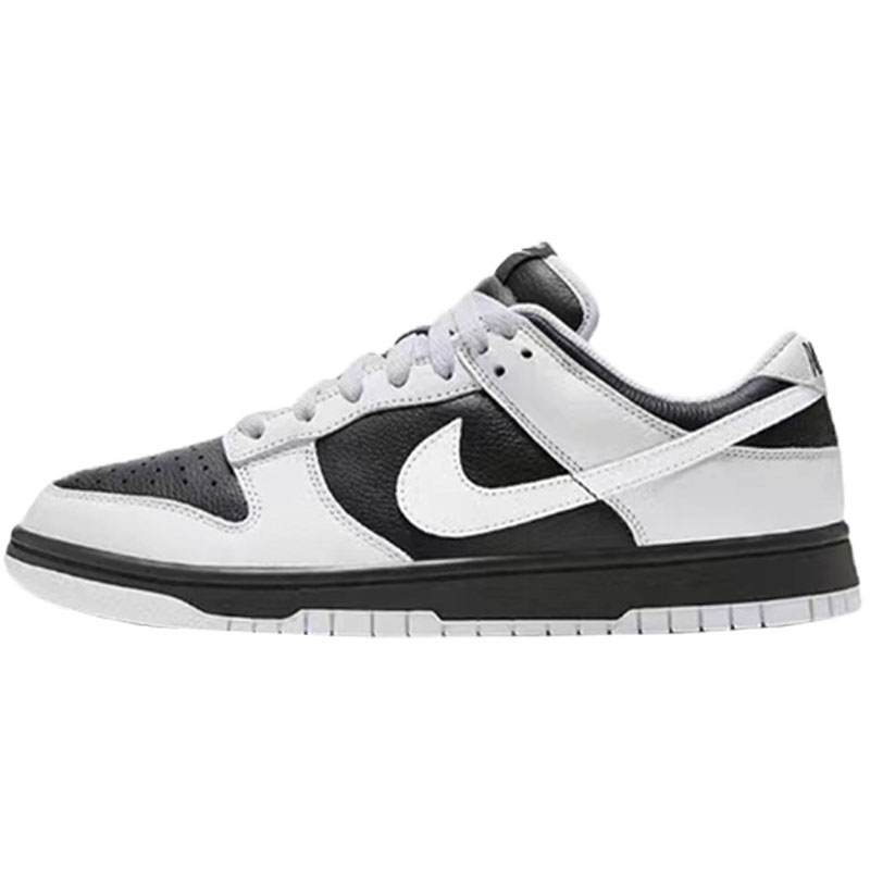 Nike Dunk Low男女同款 反转黑白熊猫低帮复古休闲板鞋FD9064-011 - 图3