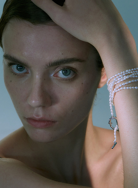 PEARLONA章鱼米粒珍珠多用项链