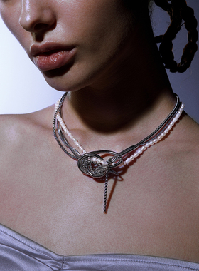 PEARLONA原创设计一团疑惑项链