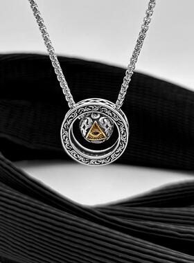 WHYBLUE小众设计感上帝之眼项链