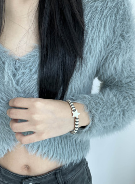 复古星星串珠弹力手链