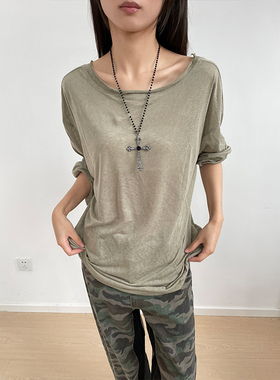 暗黑哥特风十字架项链