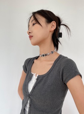 亚文化朋克甜酷辣妹项圈