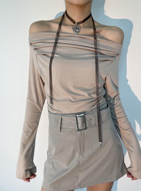 多种戴法大爱心绑带项链