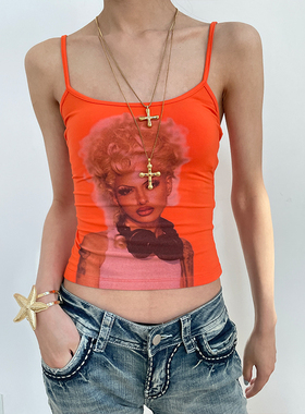 复古辣妹金色十字架项链