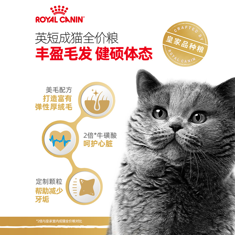 皇家猫粮英短成猫蓝猫专用BS34全价主粮美短/布偶/波斯品种粮合集 - 图0