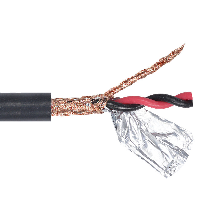 纯铜2芯散线Db9针串口线双绞屏蔽线 485线 22AWG RS232/485数据线_虎窝淘